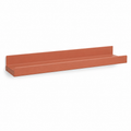 Étagère flottante terracotta à rebord 70x18x10 cm
